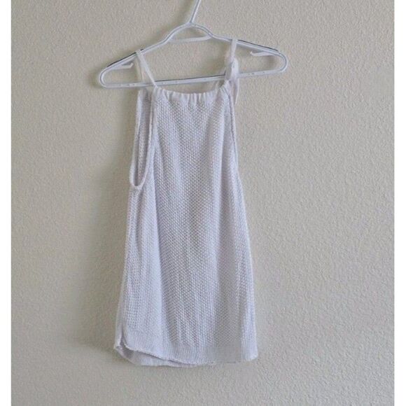 Rag & Bone Crochet Tank Top Size Small Cotton Open Knit White - Picture 2 of 9